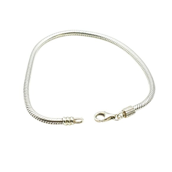 CHAMILIA Sterling Silver Snake Chain Bracelet With Lobster Clasp - Picture 4 of 4